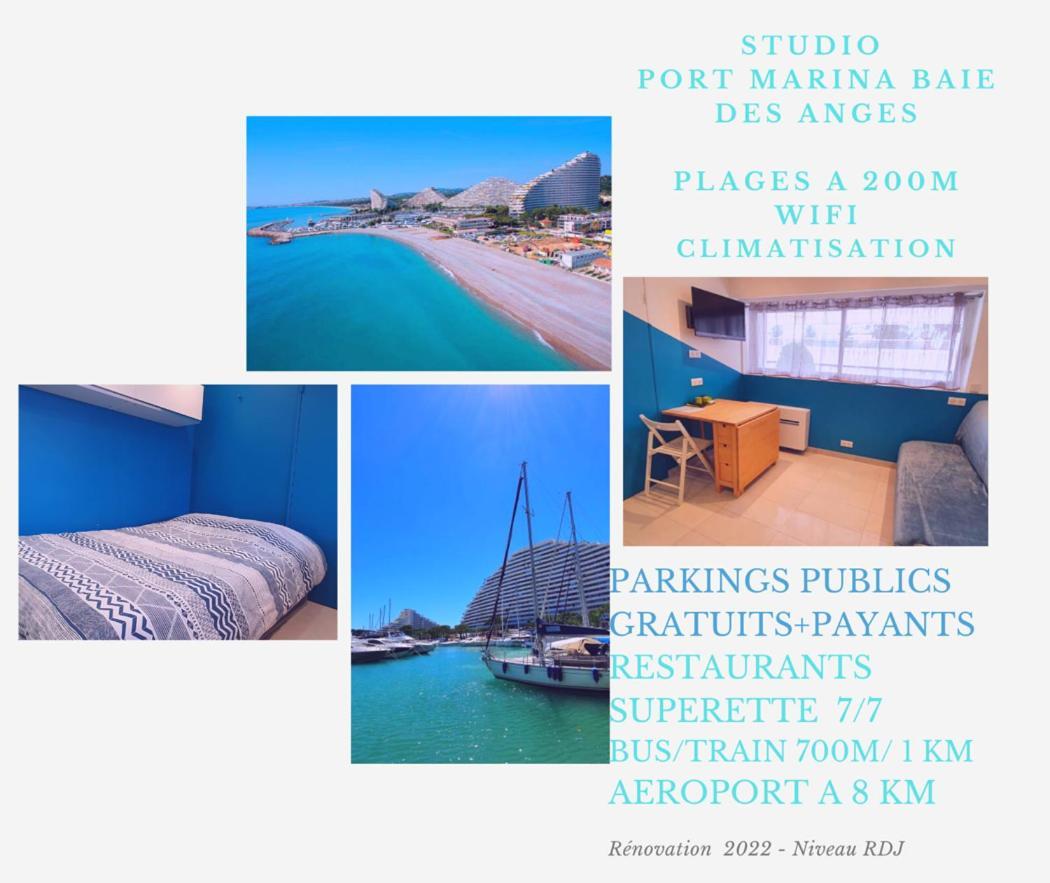 Apartmán Fame - Marina Baie Des Anges Villeneuve-Loubet Exteriér fotografie