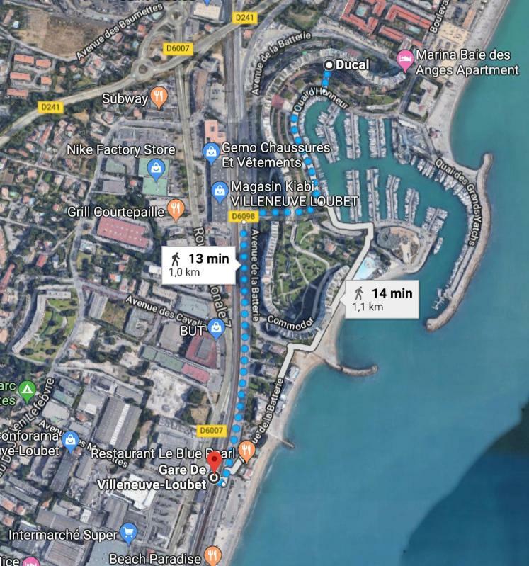 Apartmán Fame - Marina Baie Des Anges Villeneuve-Loubet Exteriér fotografie